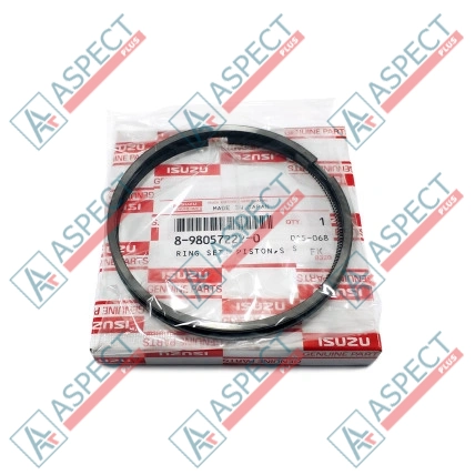 Anneau de piston STD Isuzu (8980572220) 4JJ1 Hitachi, JCB Pièce OE