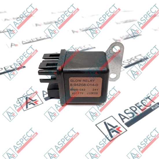 Glow Plug Relay Isuzu (8942580140) 4BG1, 4JB1, 4JG1 Hitachi, JCB Genuine