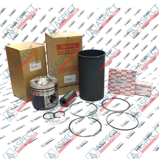 Liner Set Isuzu (1878133914) 6WG1 Hitachi, John Deere Genuine